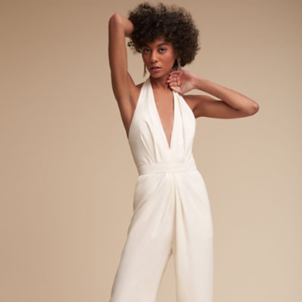 White jumpsuit from BHLDN (unworn & unaltered)